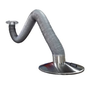 Ống hút khí mềm định hình kèm phễu hút inox